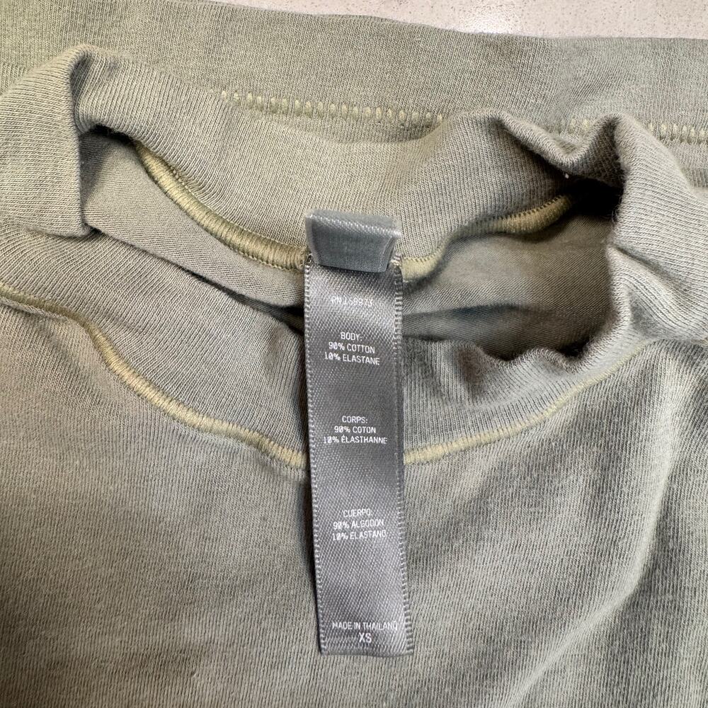 SKIMS Olive Cotton Rib Tank Top XS Quiet Luxury Clean Girl Capsule Wardrobe - Picture 8 of 15